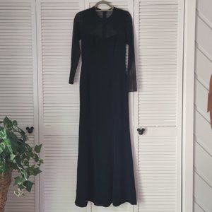 Oleg Cassini Black Tie Full Length Formal DressSize 6